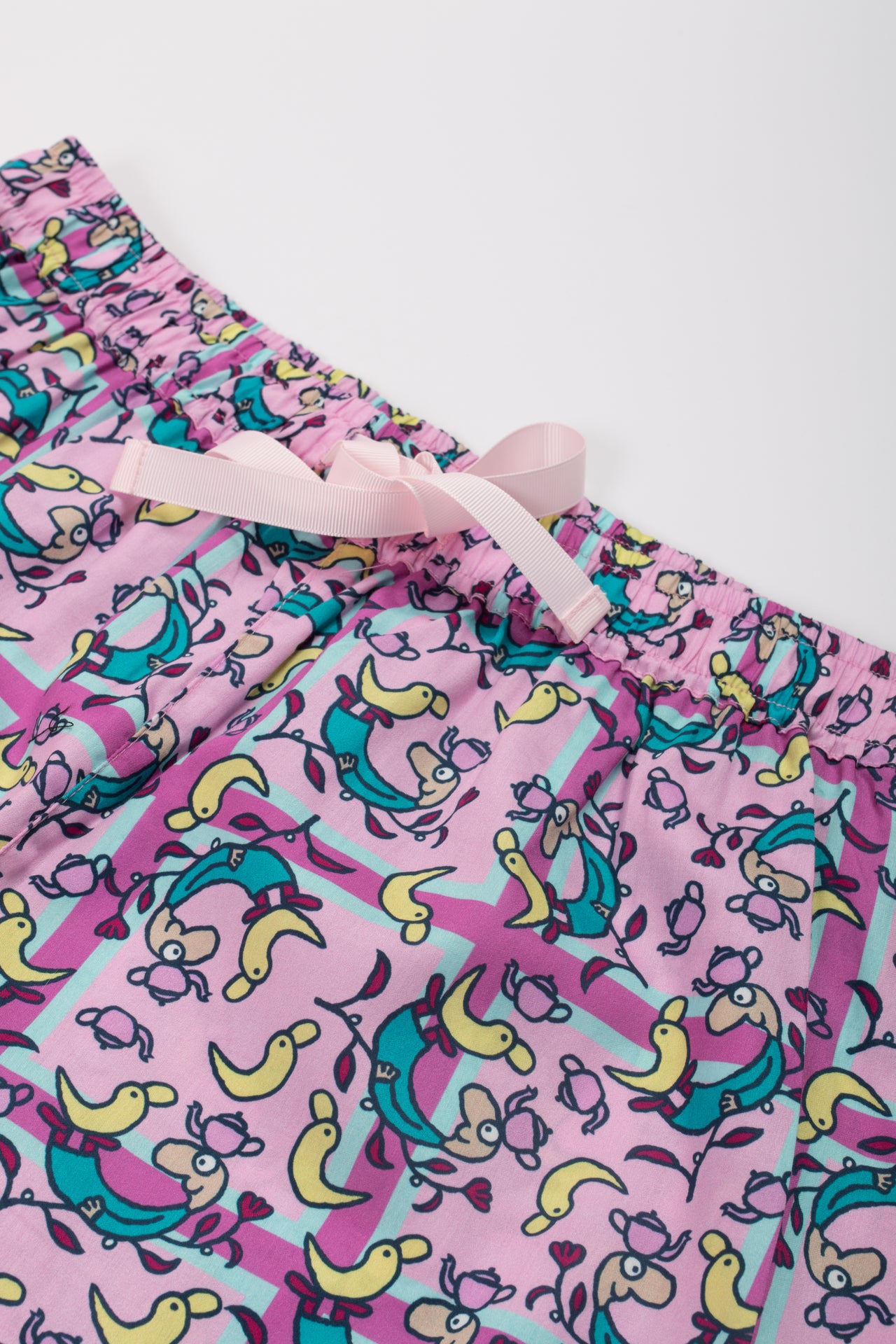 Pink Long Cotton Pant - Ladies