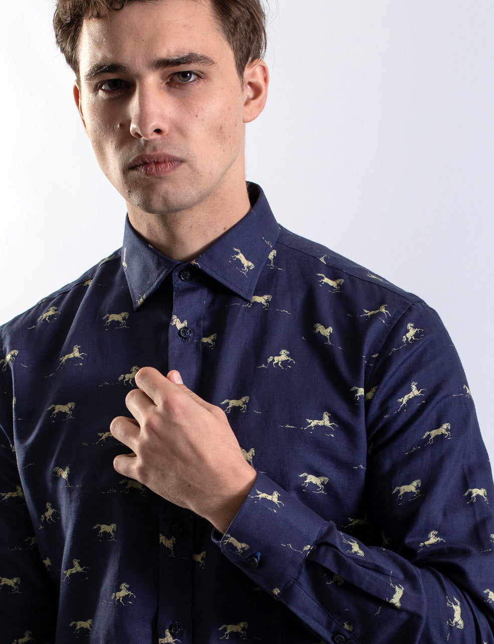 Wild Horses Print Shirt