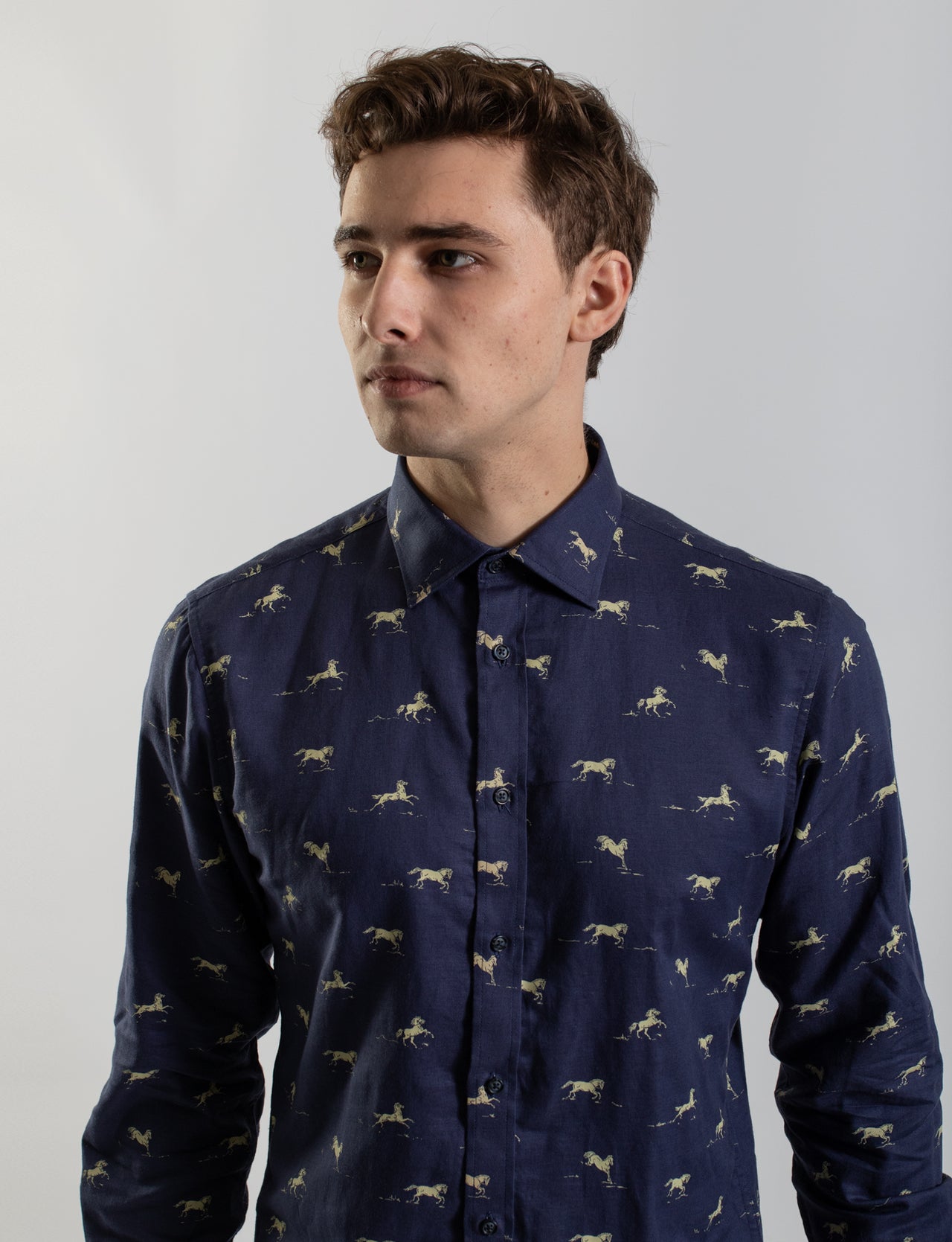 Wild Horses Print Shirt