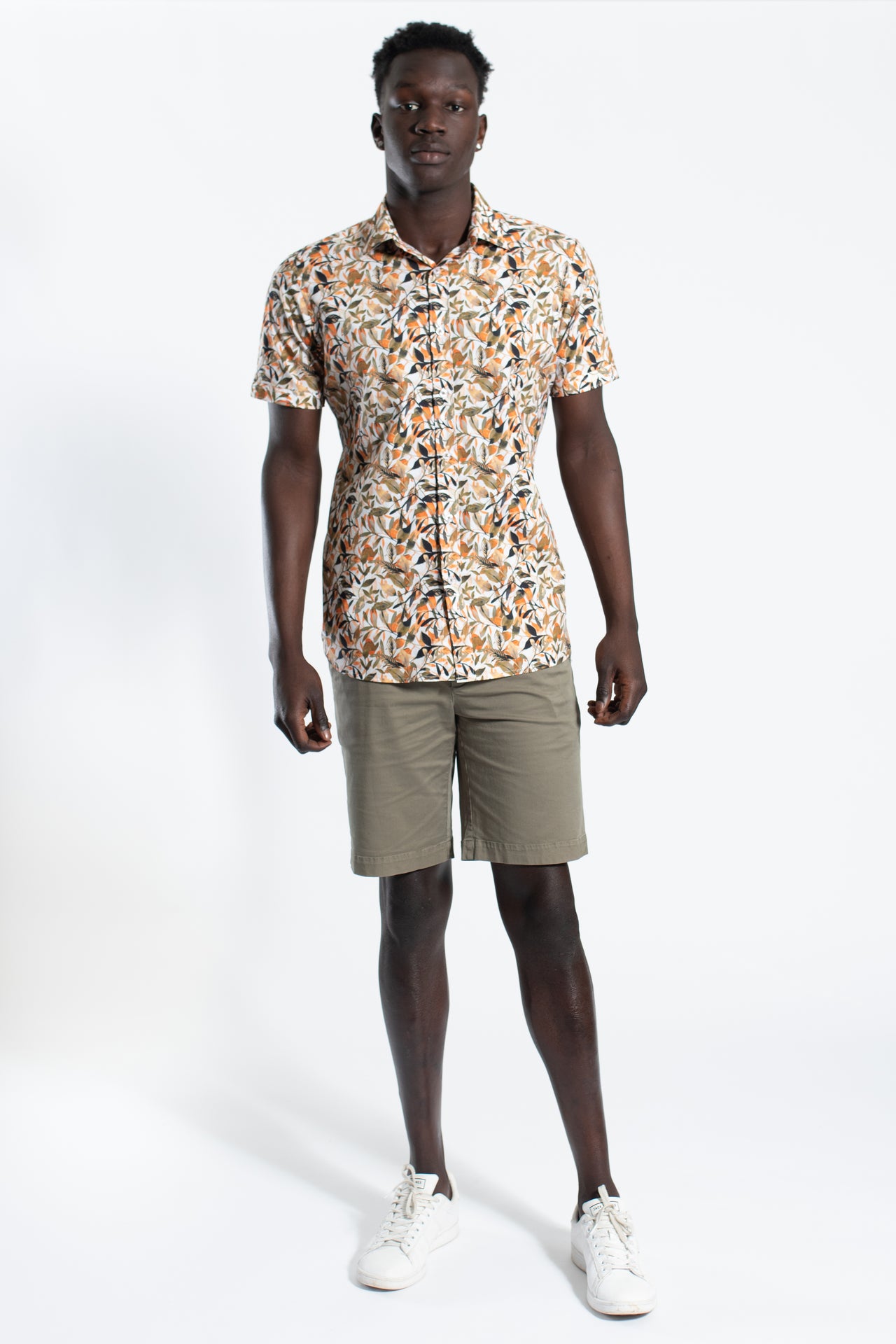 Spring Leaves Short Sleeve Shirt