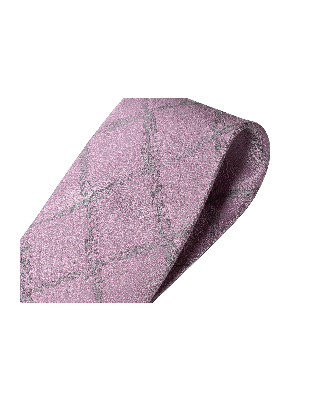 Blush Textured Check Tie