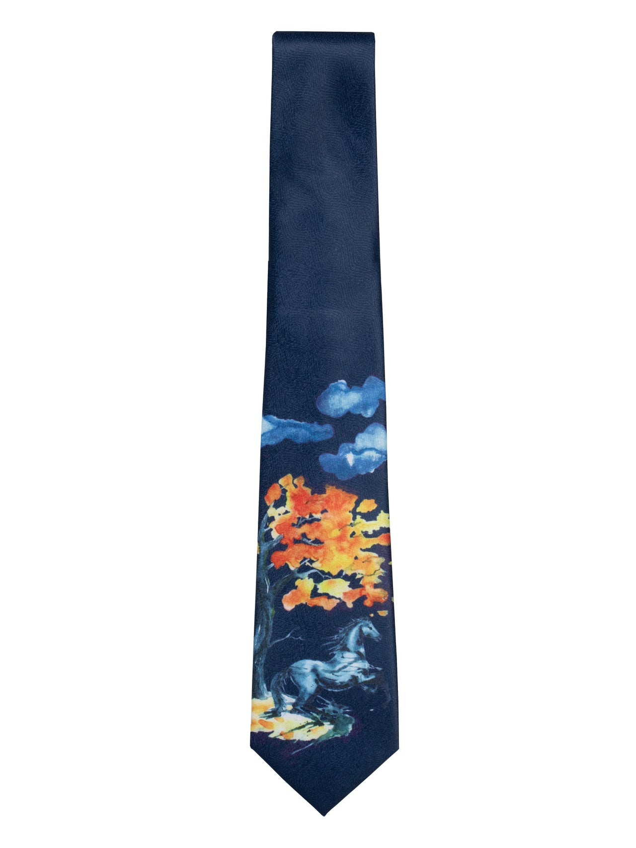 Navy Stallion Tie