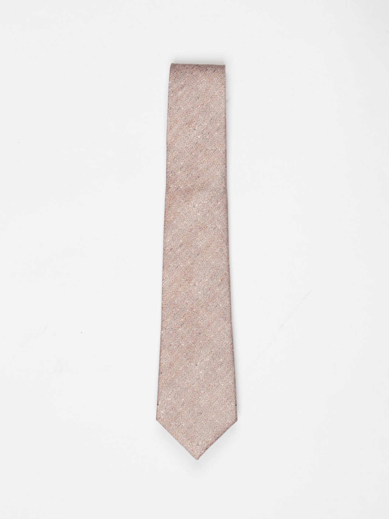 Champagne Gold Herringbone Texture Tie