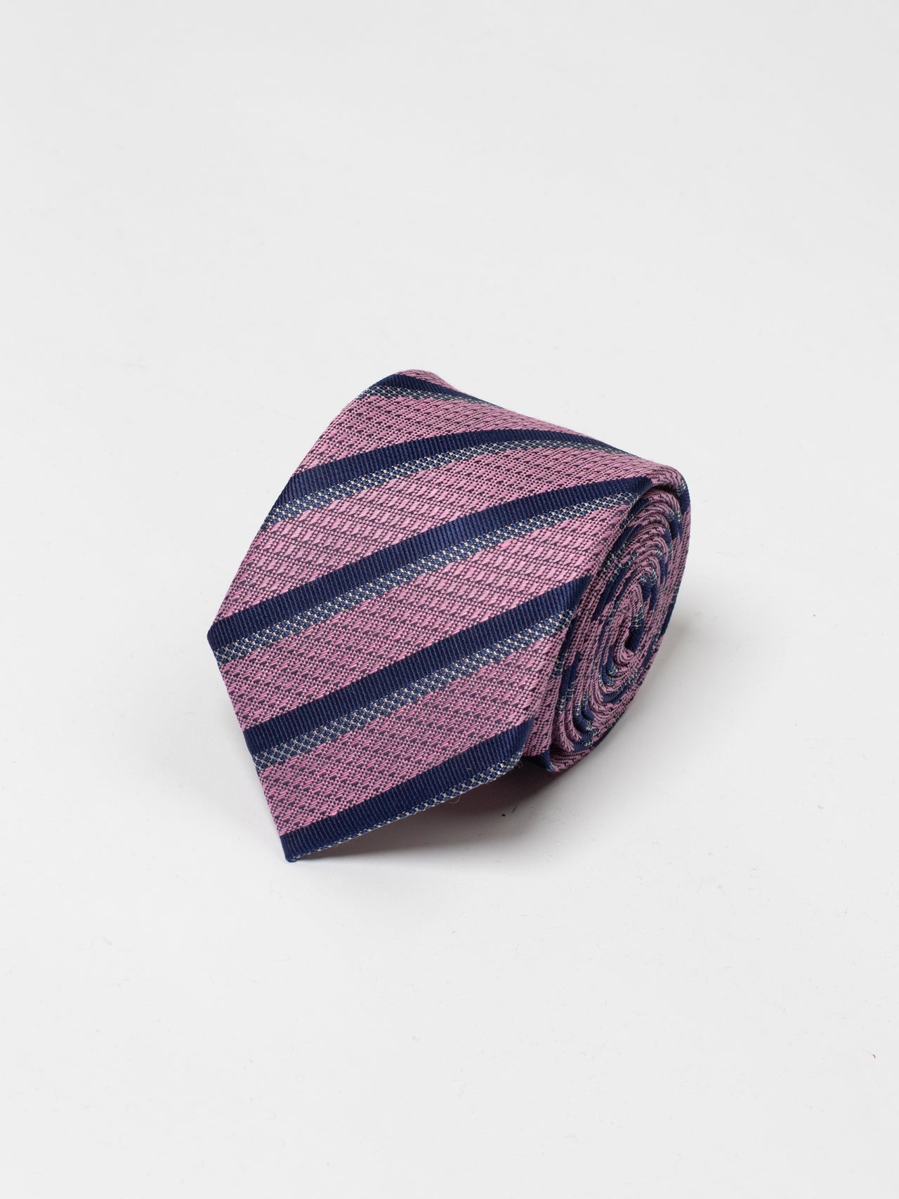 Pink Stripe Texture Tie