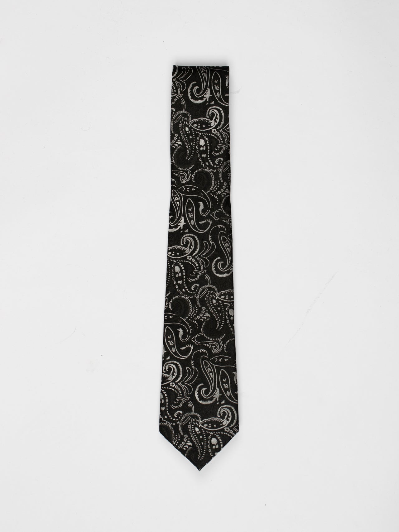 Black Paisley Tie