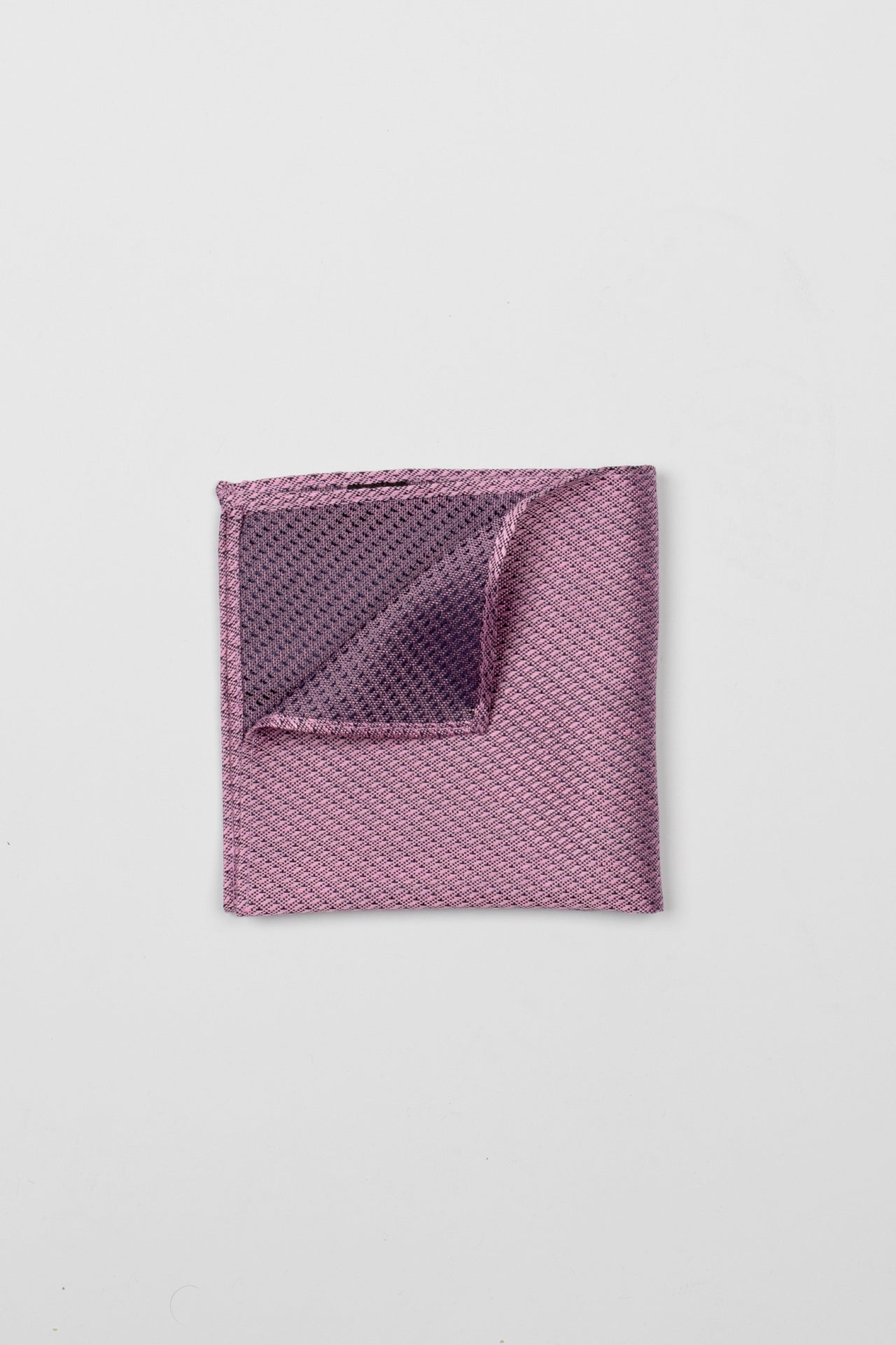 Pink Texture Hank Pcket Square