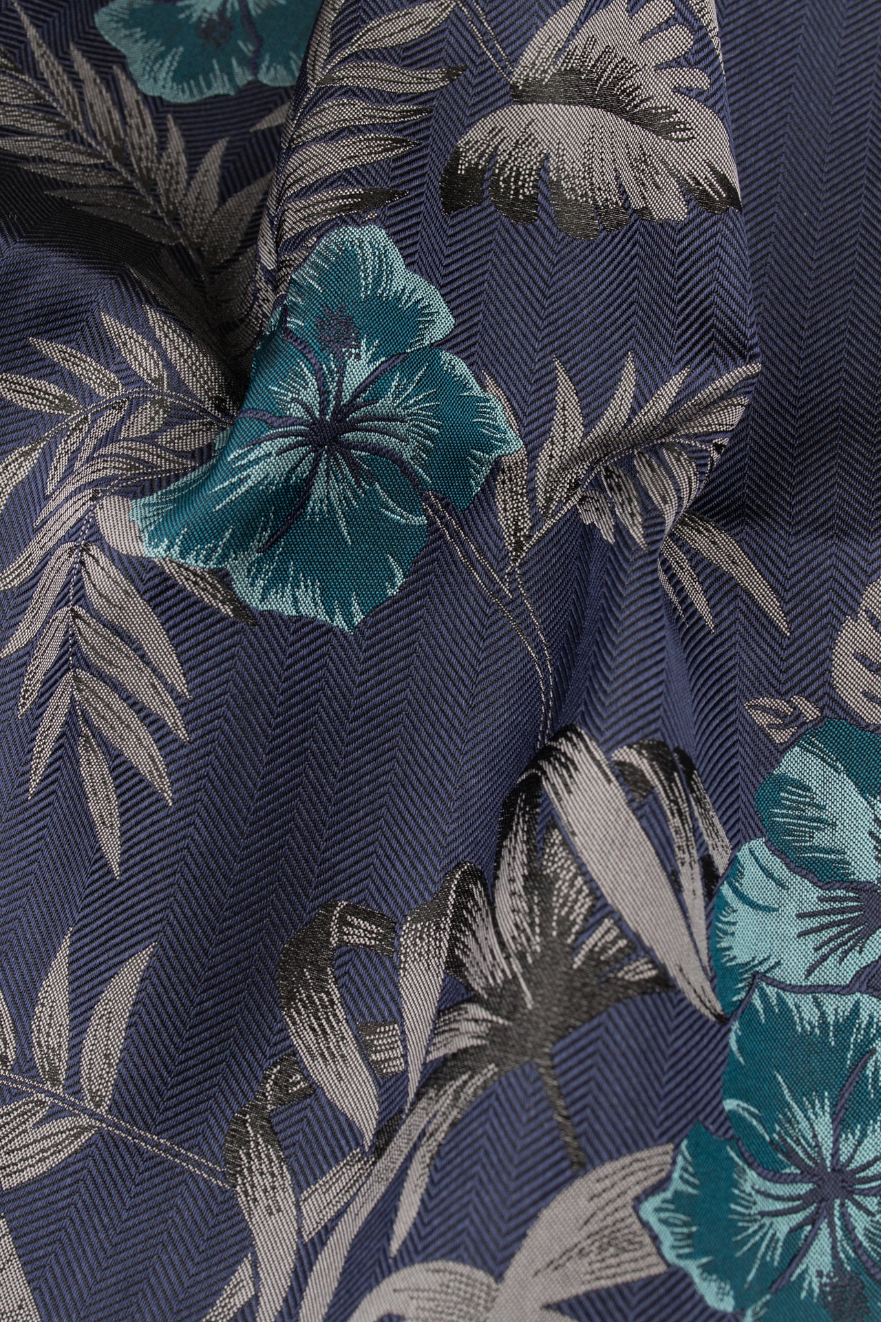 Navy/Teal Stylish Floral Hank