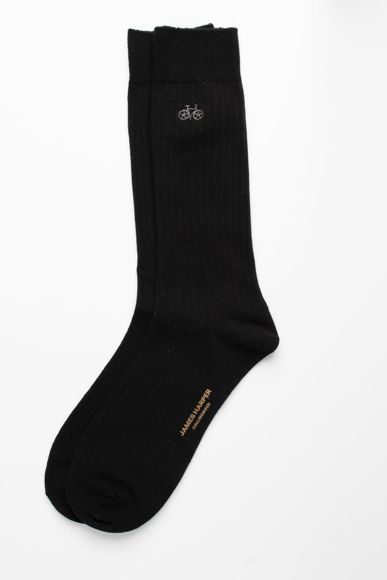 Black Rib Socks