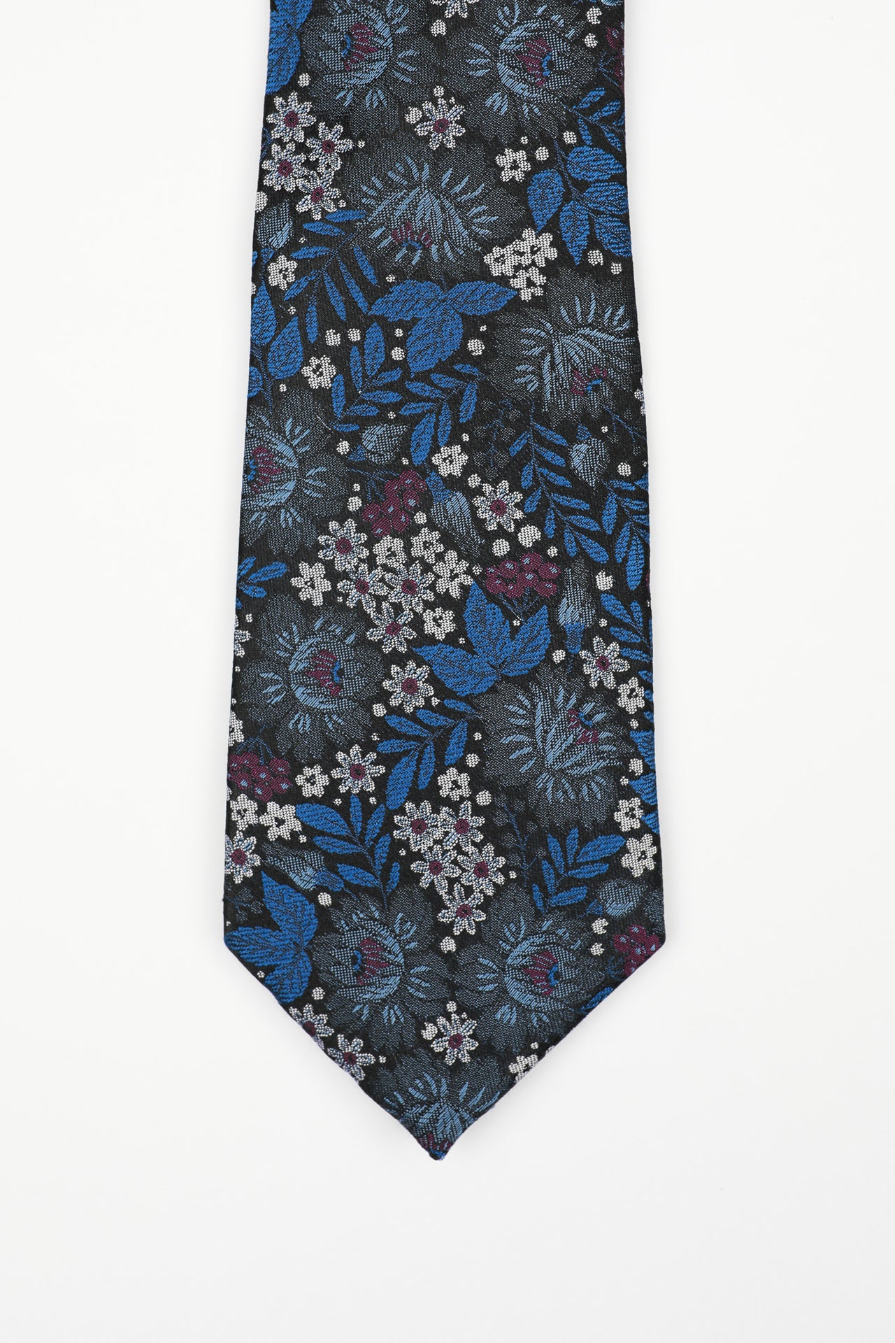 Navy Scattered Floral Tie