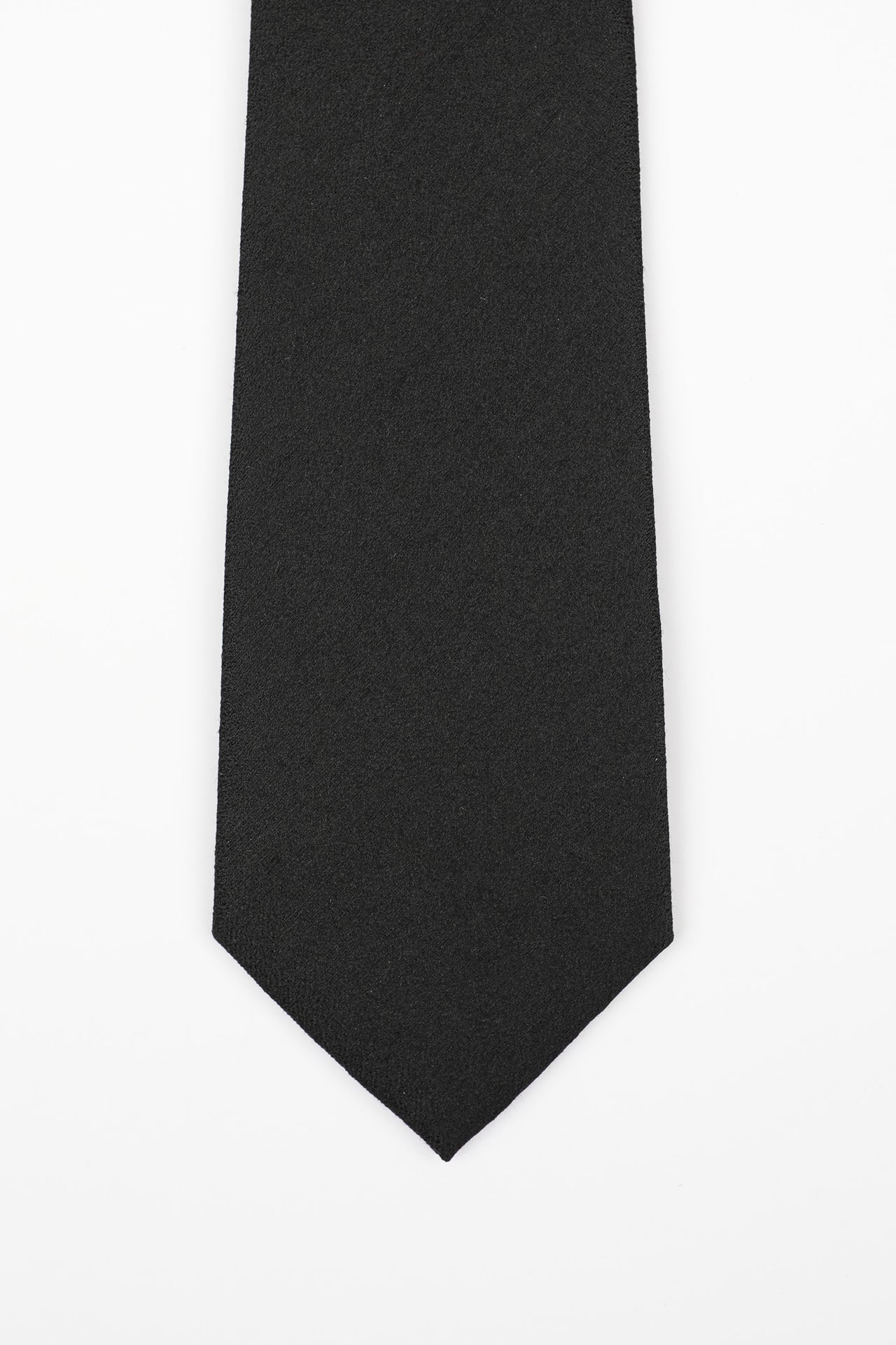 Black Textured Tie