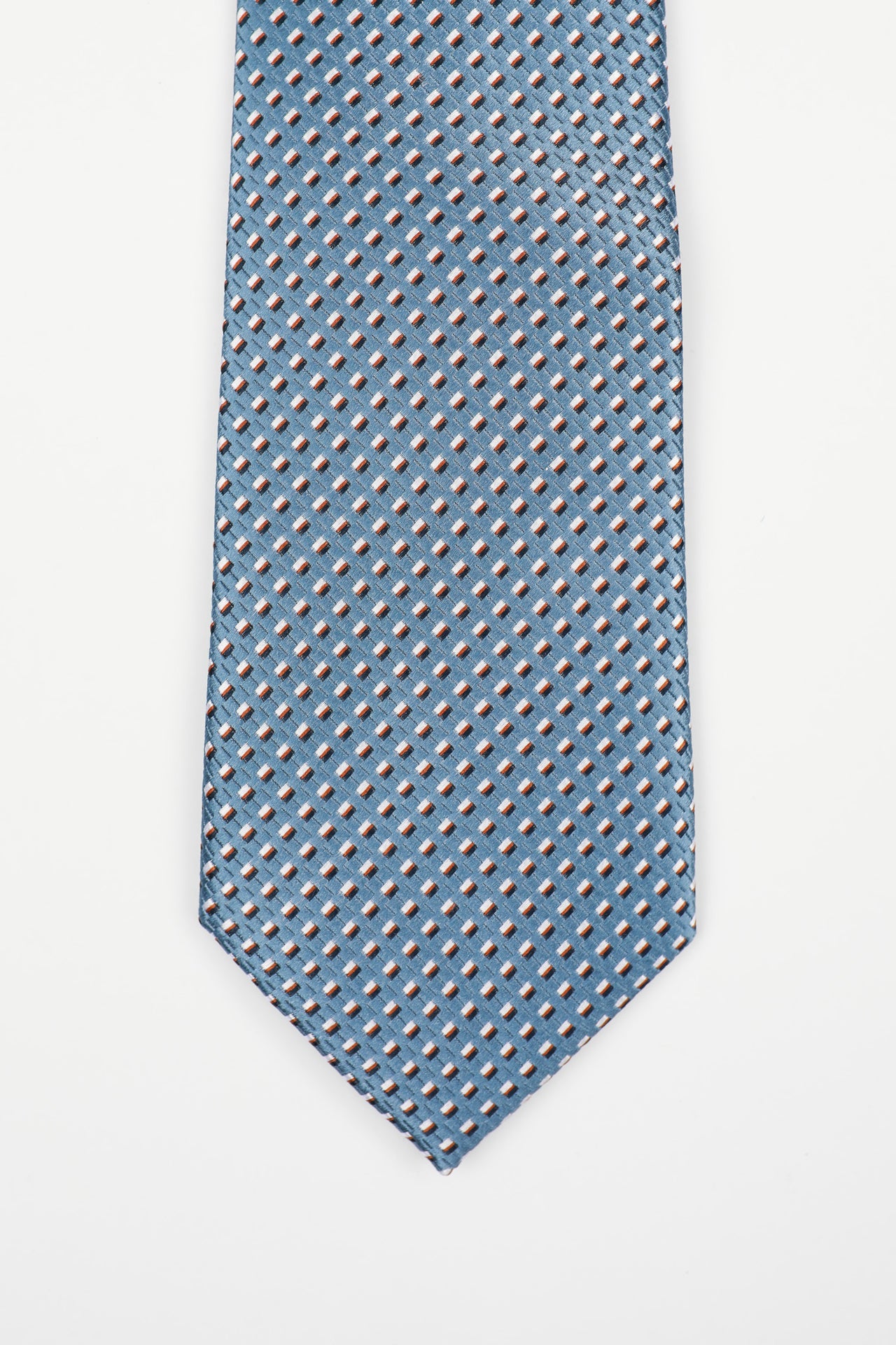 Blue Geo Square Tie