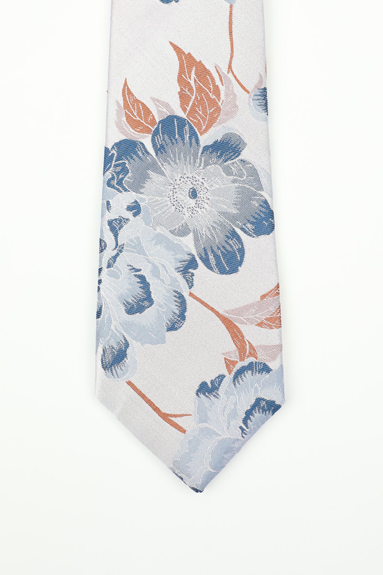 Blue Bold Floral Tie