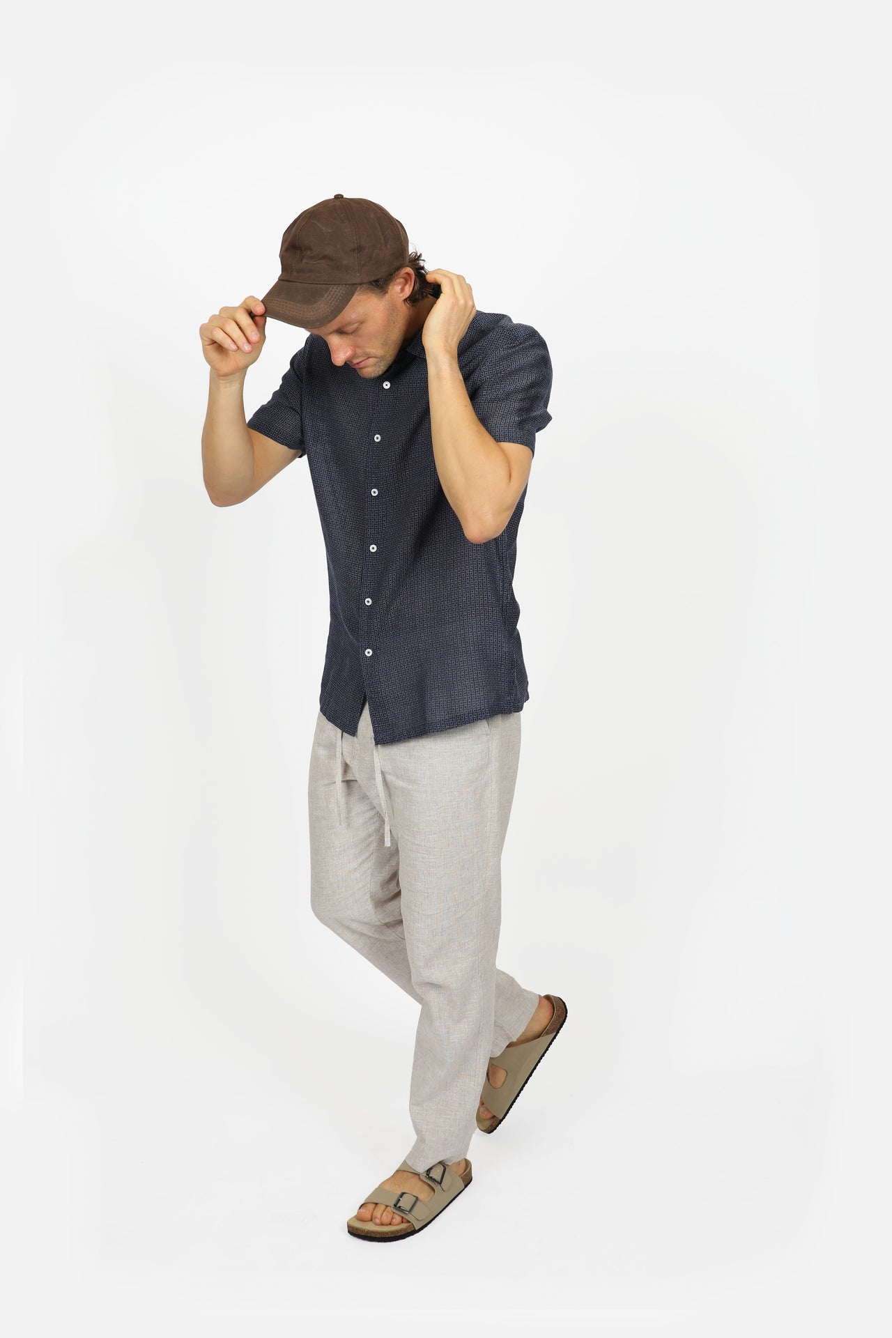 Ink Short Sleeve Dobby Square Shirt