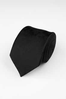 Black Silk Paisley Tie