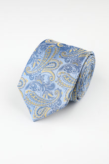  Blue Silk Paisley Tie