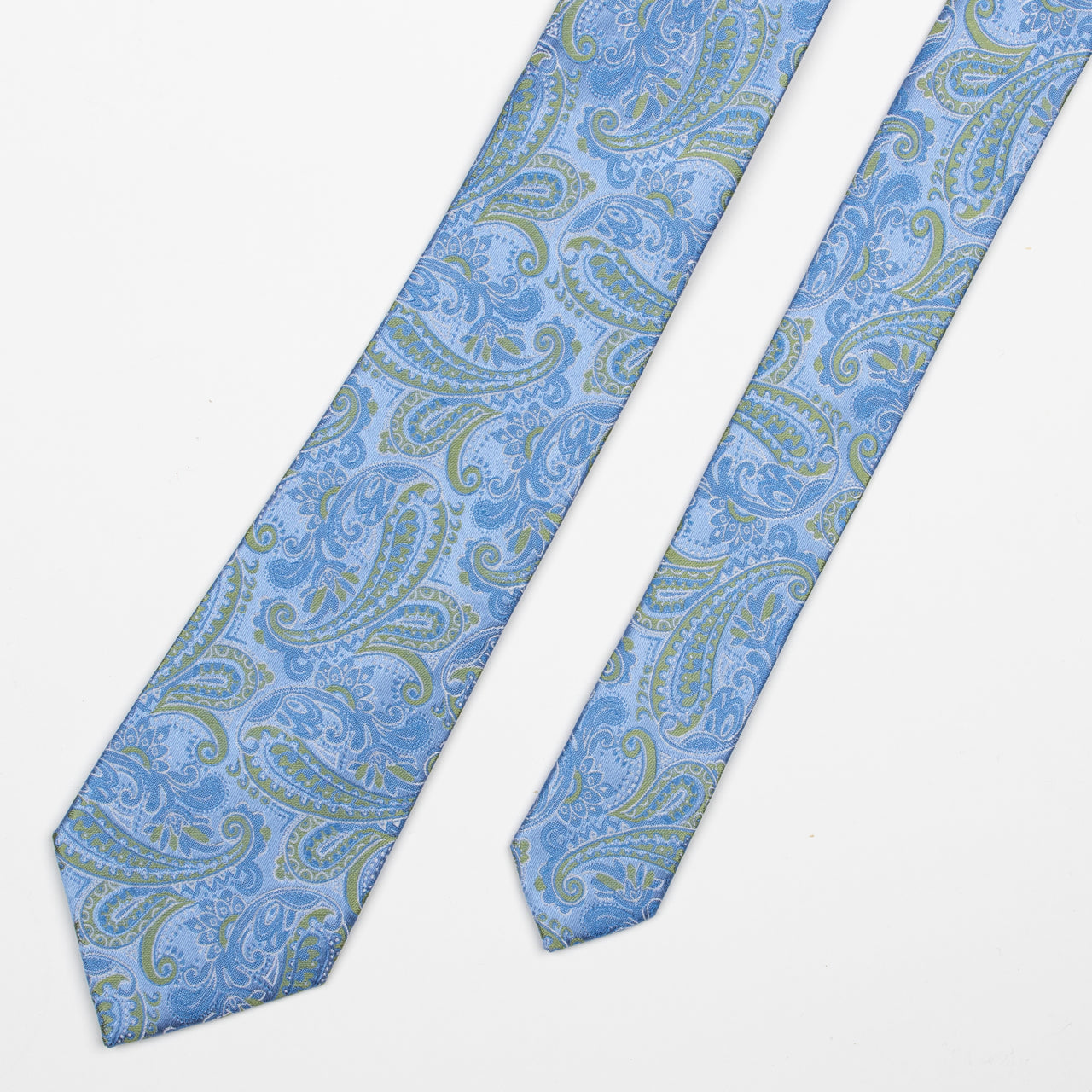 Blue/ Green Paisley Tie