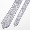 Silver Texture Scroll Tie