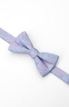 Pink/ Blue Paisley Bow Tie
