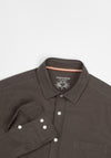 Charcoal Peached Tencel Shirt