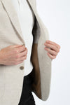 Natural Linen Patch Pocket Blazer