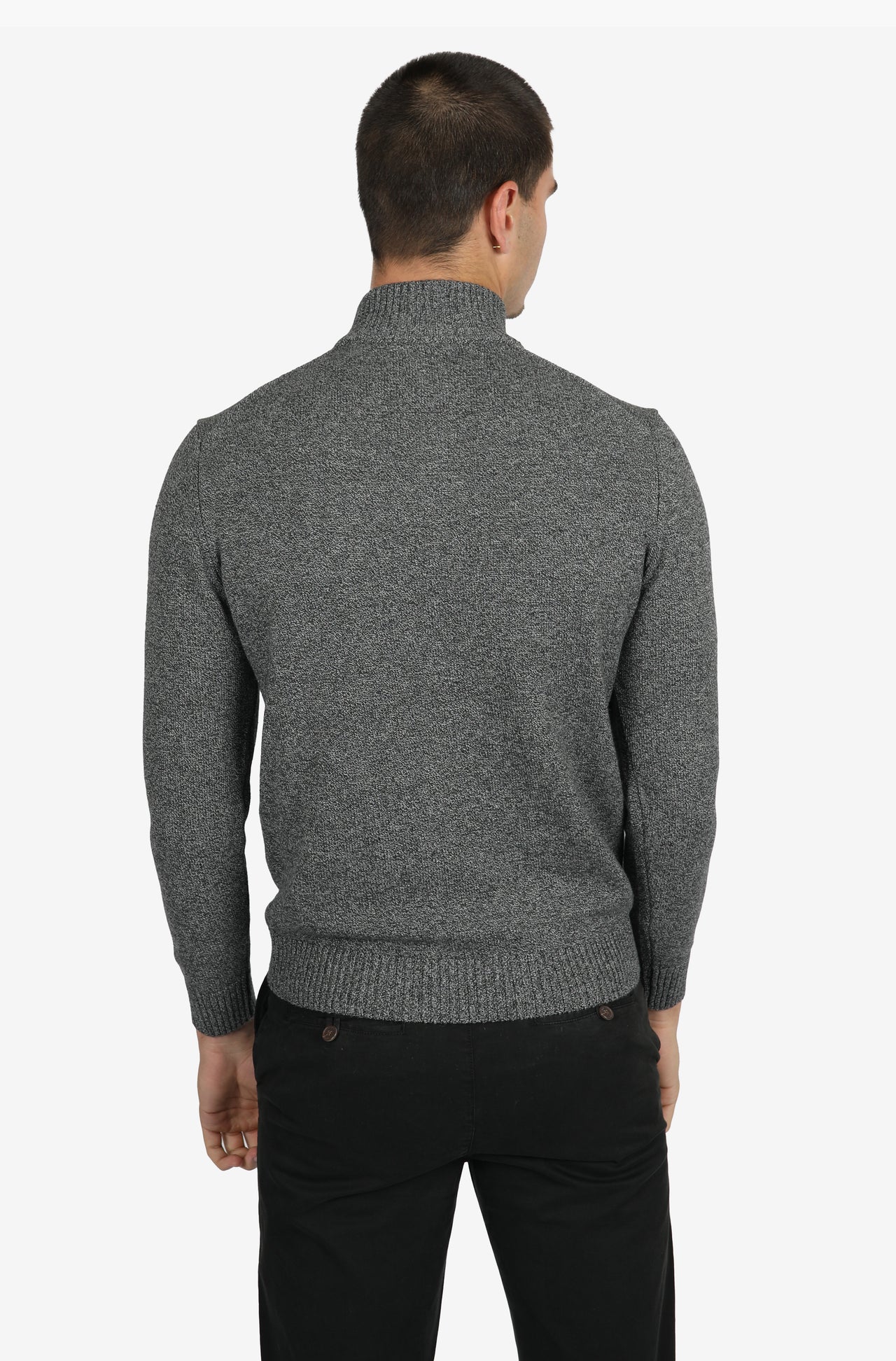 Charcoal Marle Cotton Blend