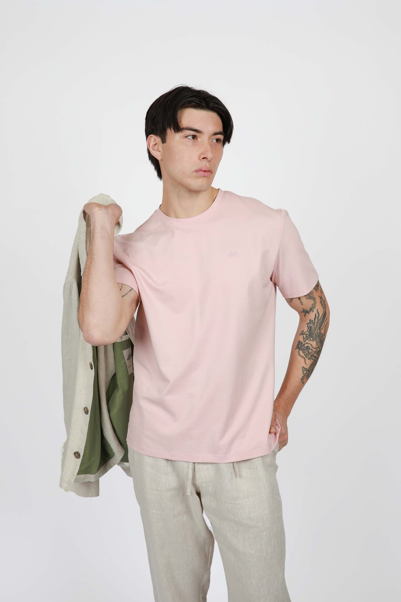 Lotus Crew Neck Tee Shirt