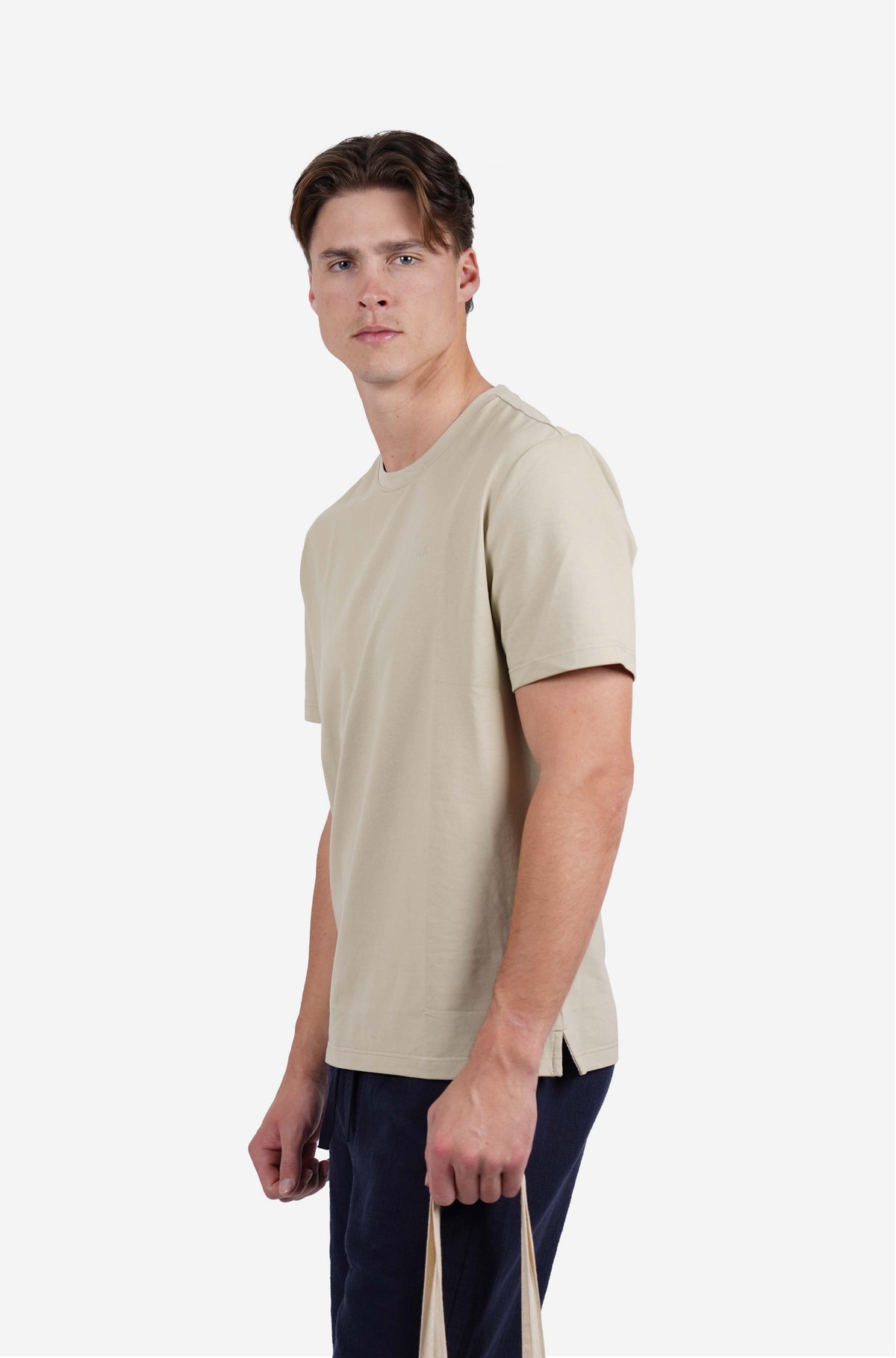 Oyster Crew Neck Tee Shirt