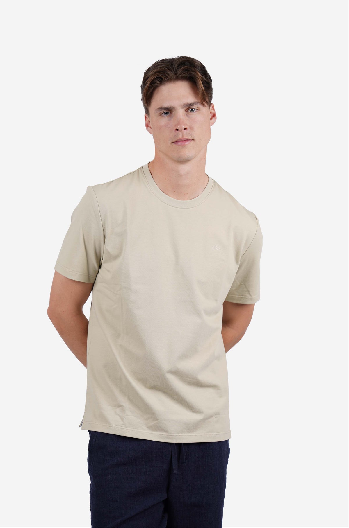 Oyster Crew Neck Tee Shirt