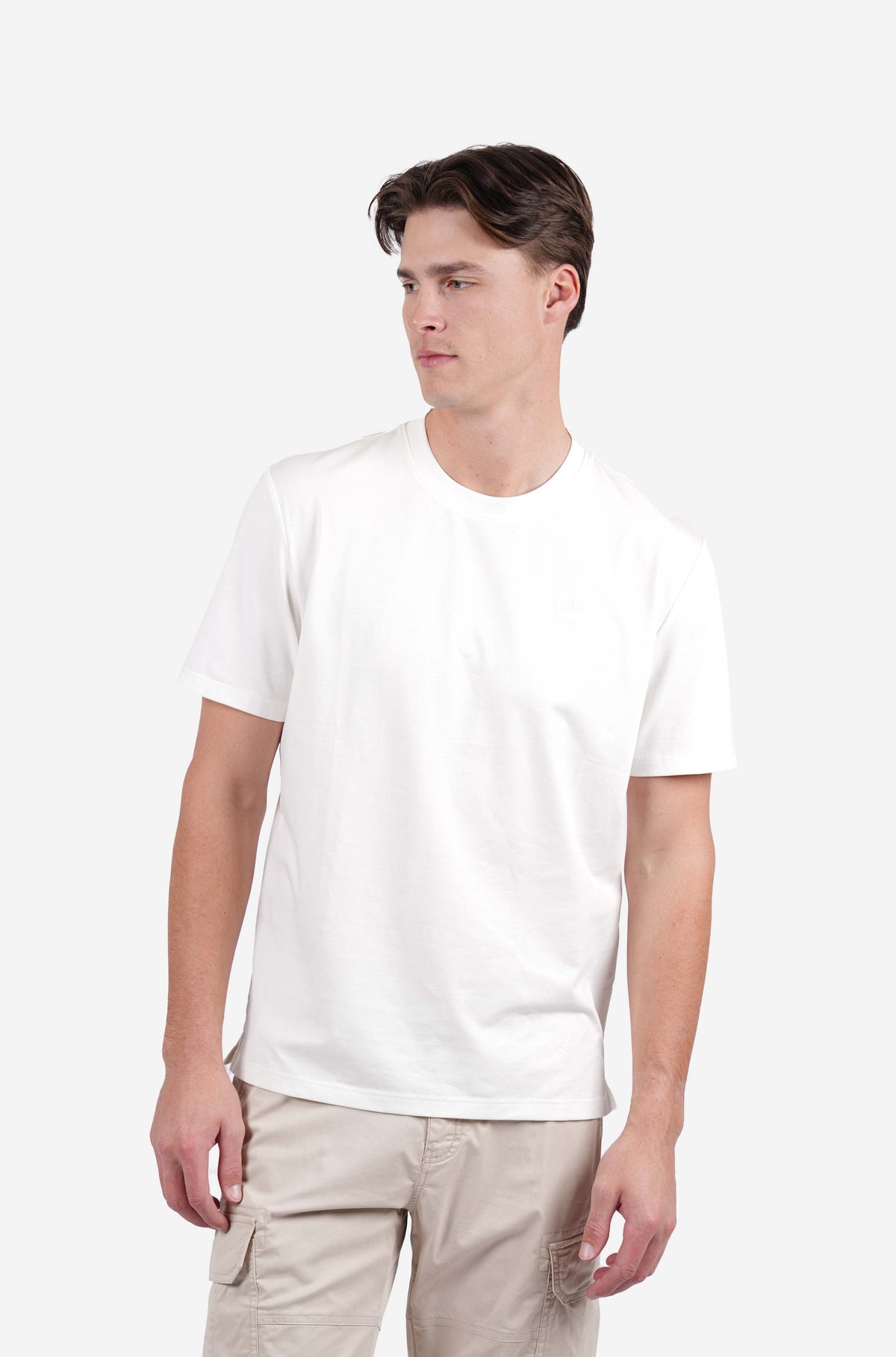White Crew Neck Tee Shirt