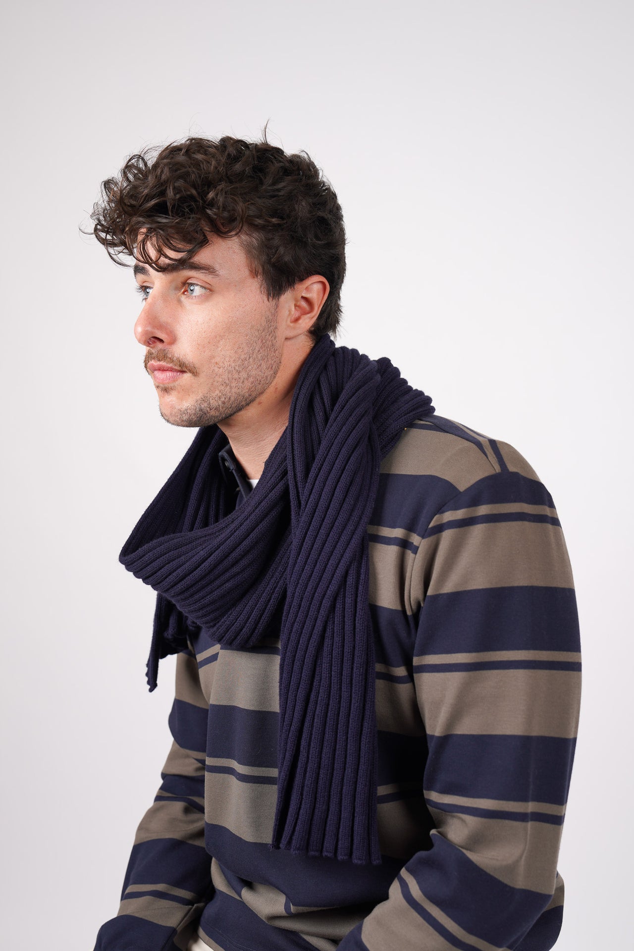 Navy Scarf
