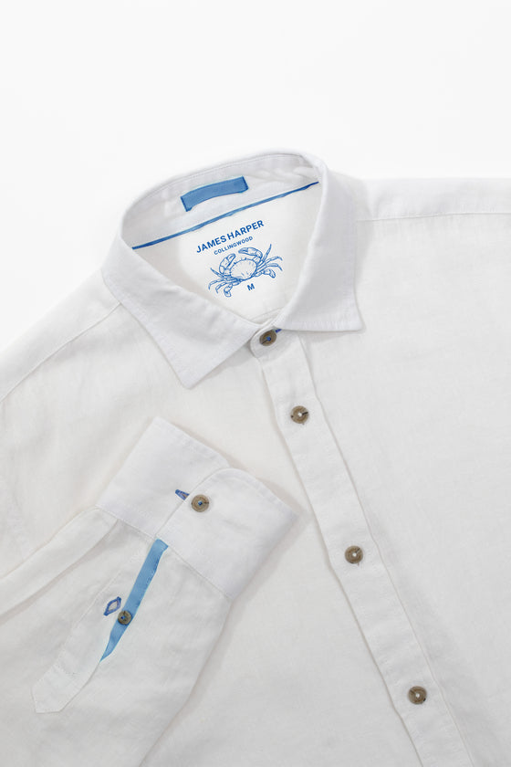 White Linen Shirt