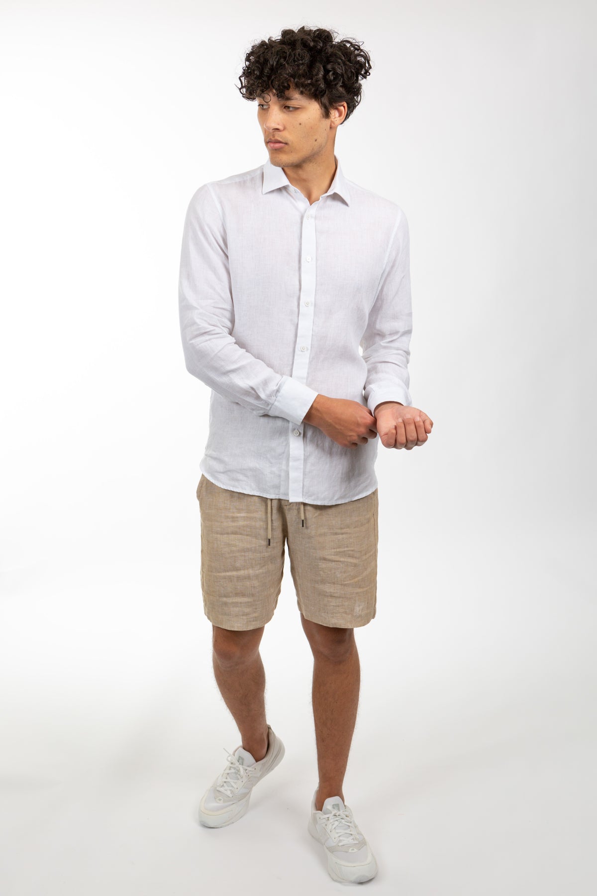White Linen Shirt