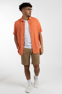  Mandarin Linen Viscose Shirt