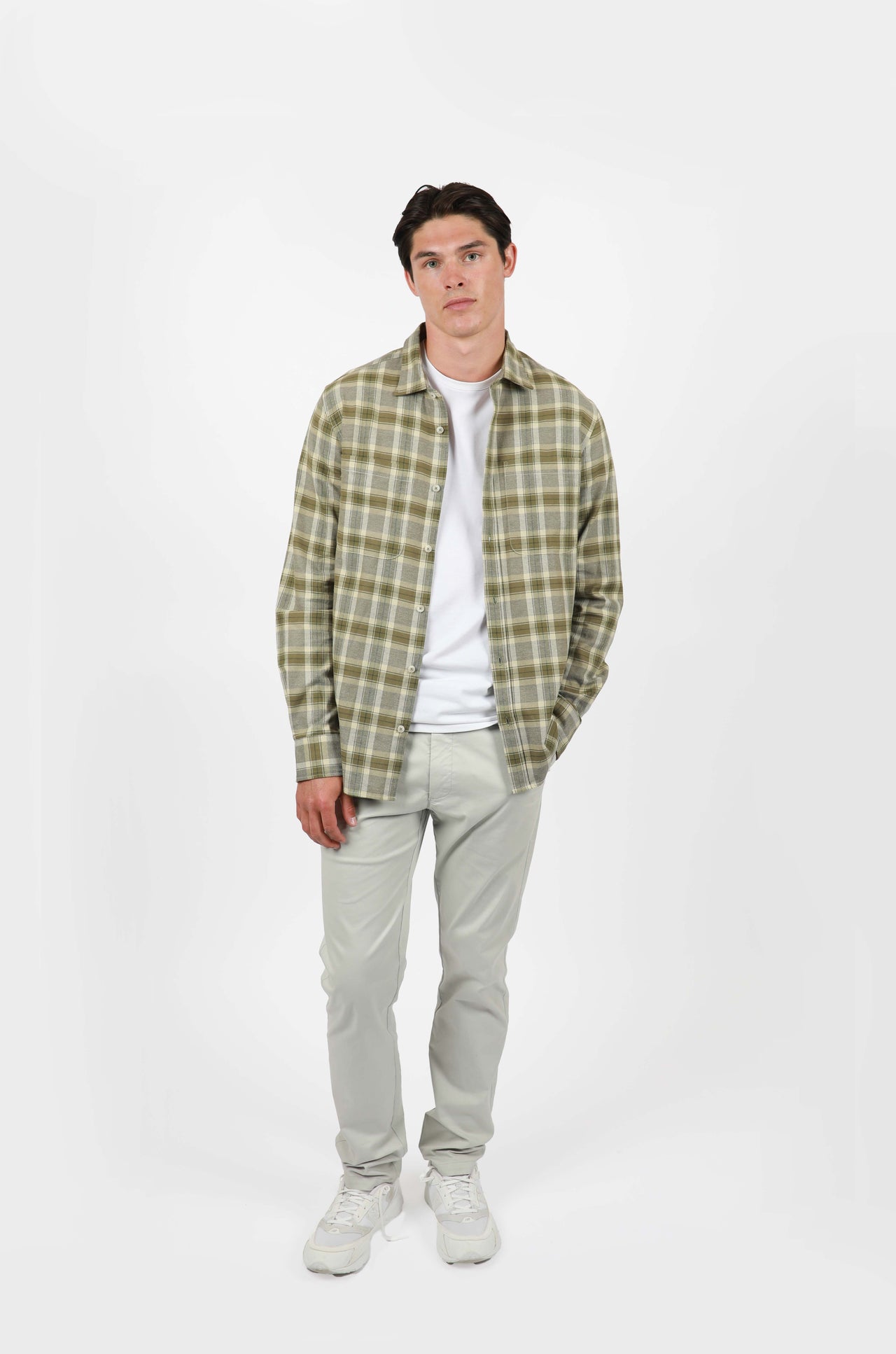 Olive Buller Check Shirt