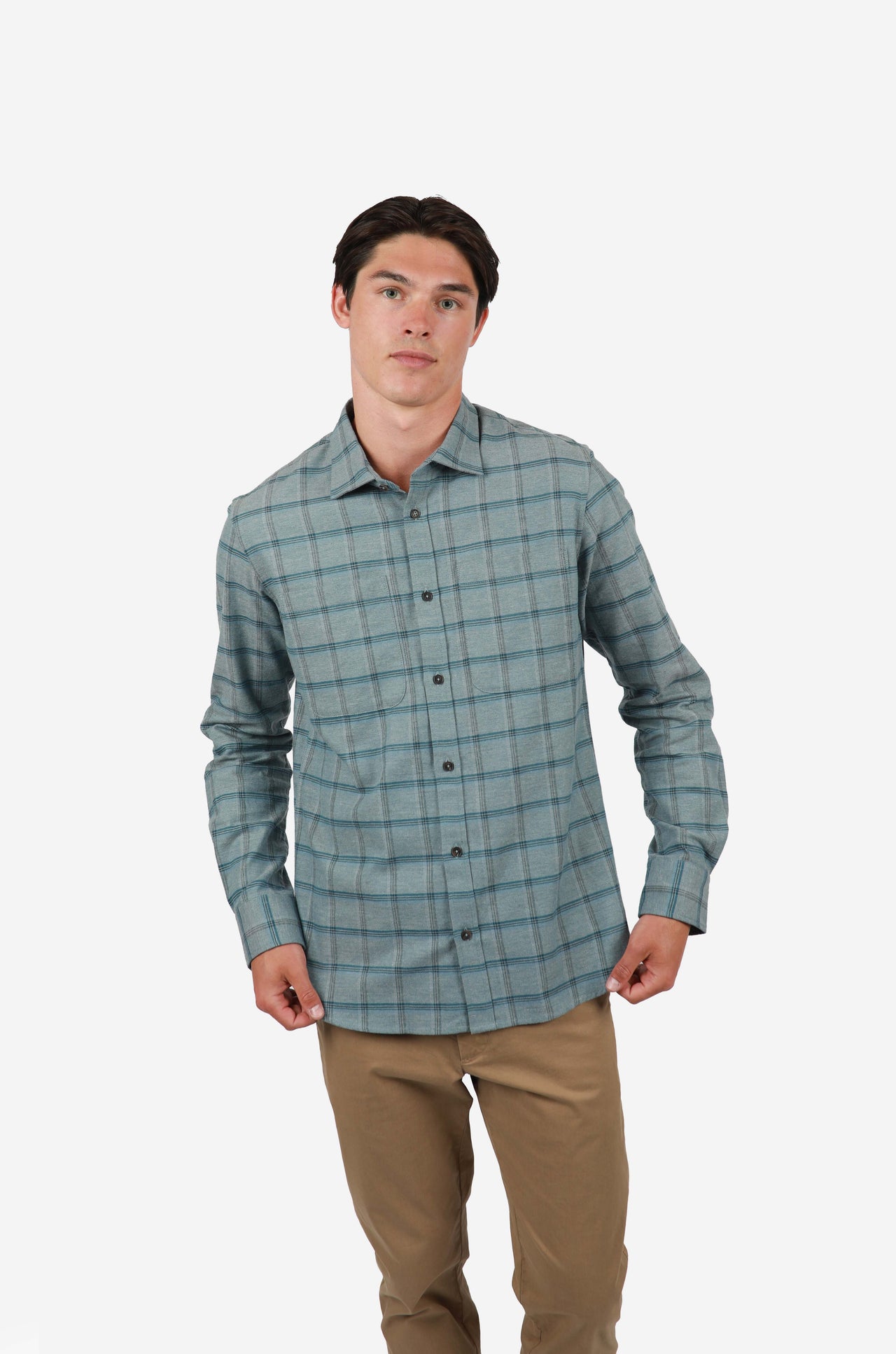 Blue Hotham Check Shirt