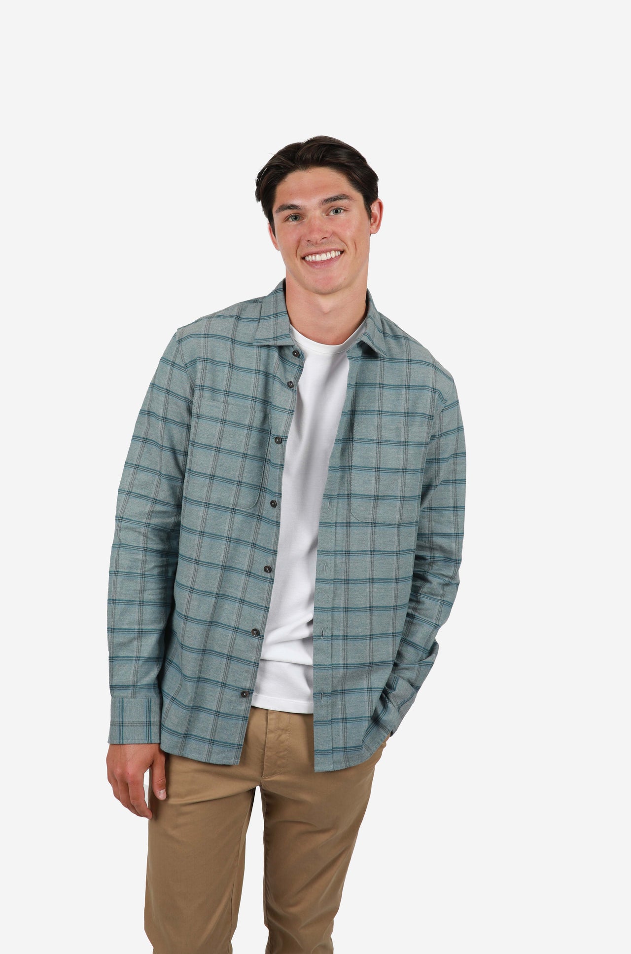 Blue Hotham Check Shirt