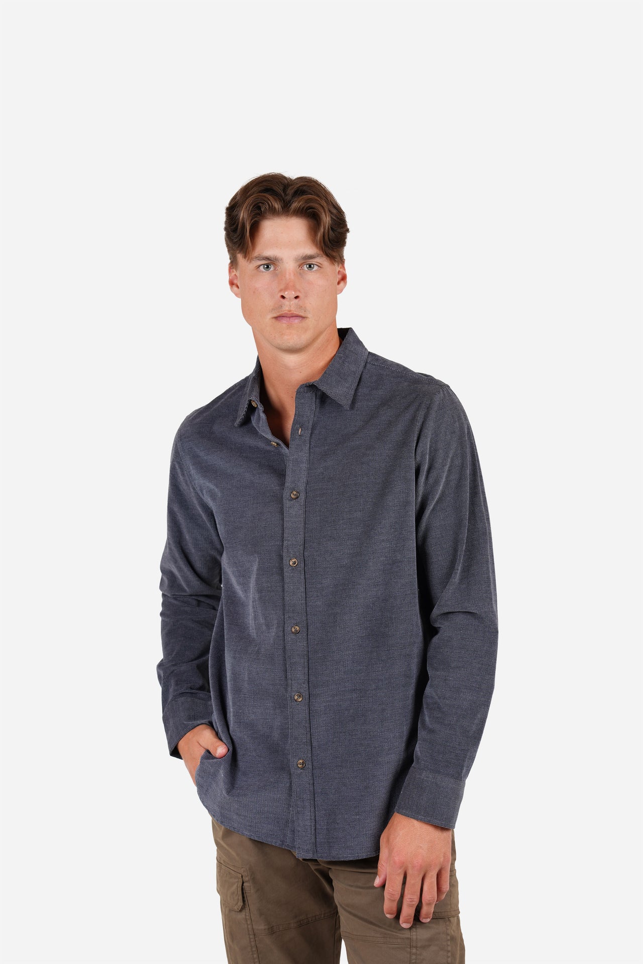 Navy Long Sleeve Shirt