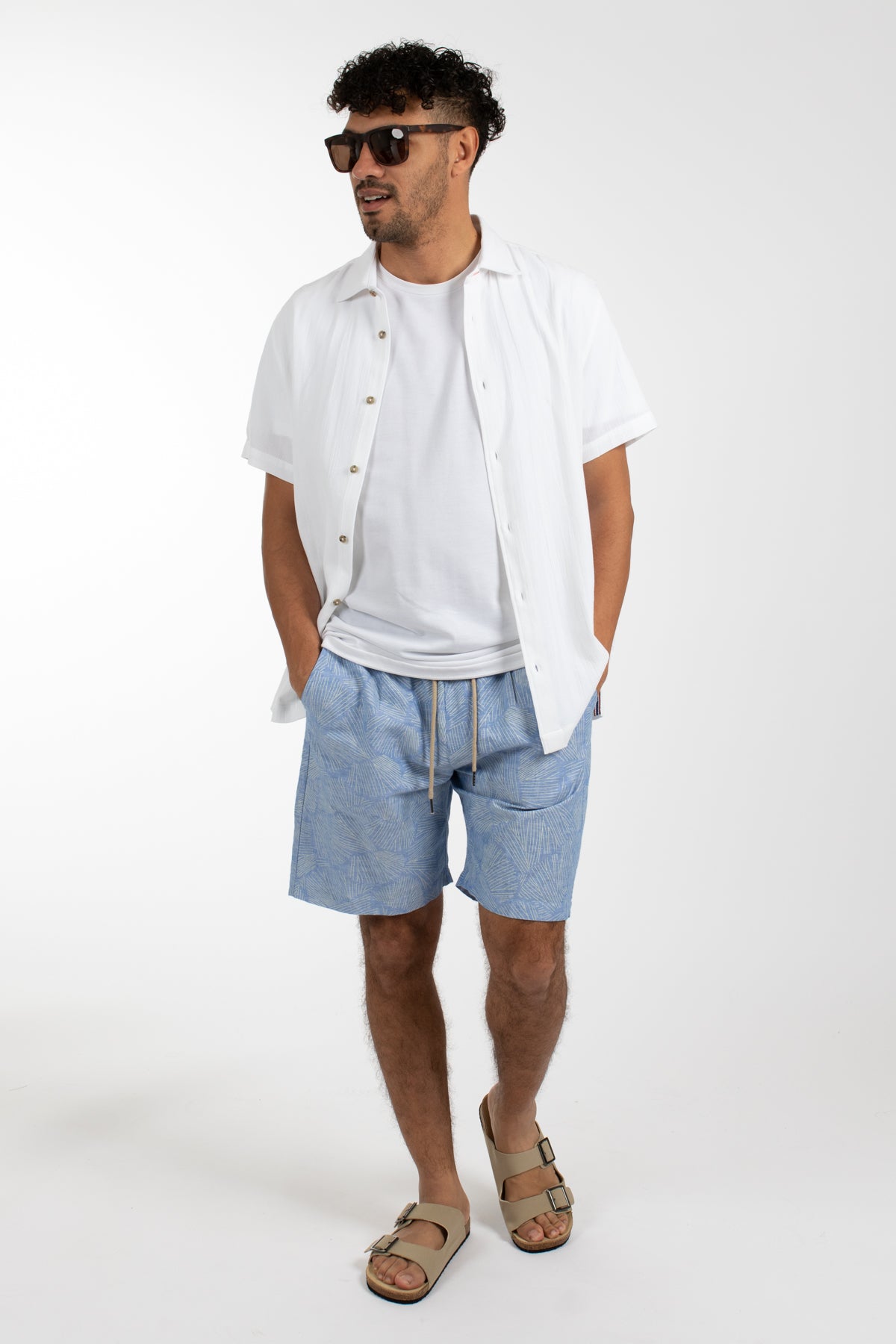 Blue Lines Relaxed Waist short