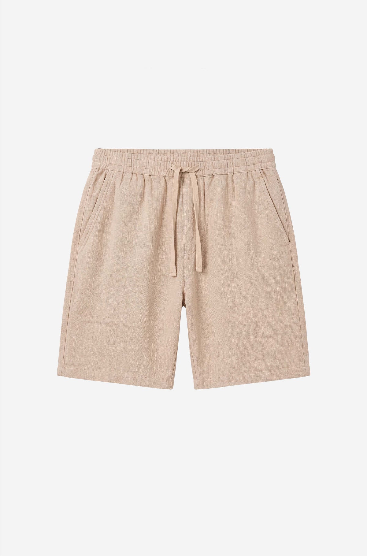 Cotton Elasticated Waist Relaxed Fit Short Pebble