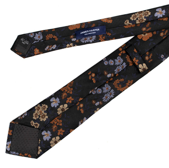 Amber Floral Bloom Tie