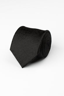  Black Tonal Paisley Tie