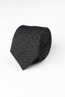  Black Boucle Tie