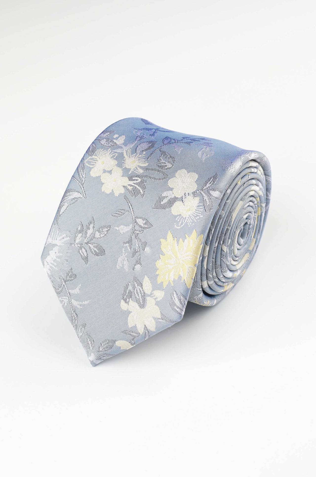 Powder Blue Mystic Floral Tie