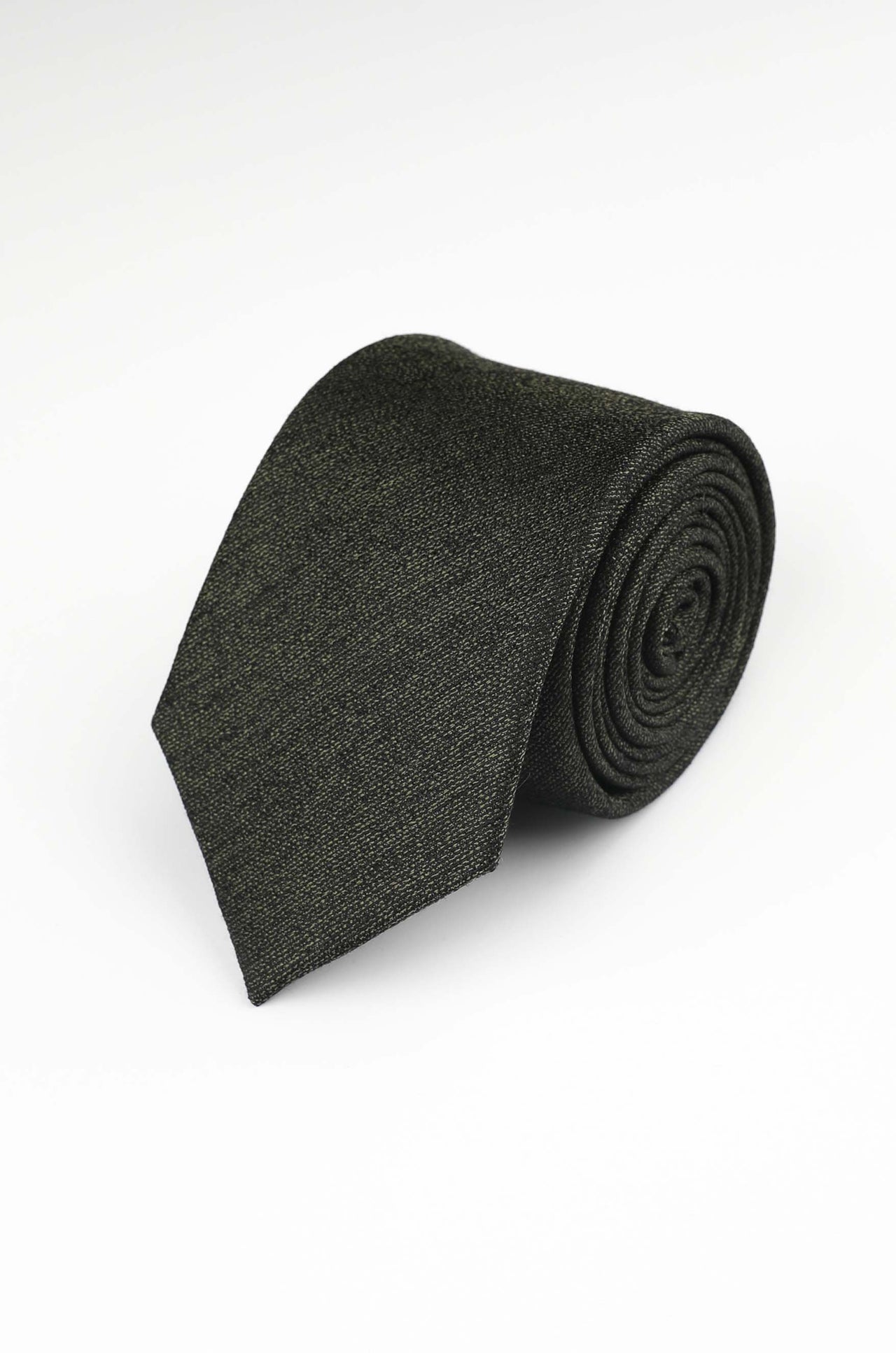 Olive Textured Tie