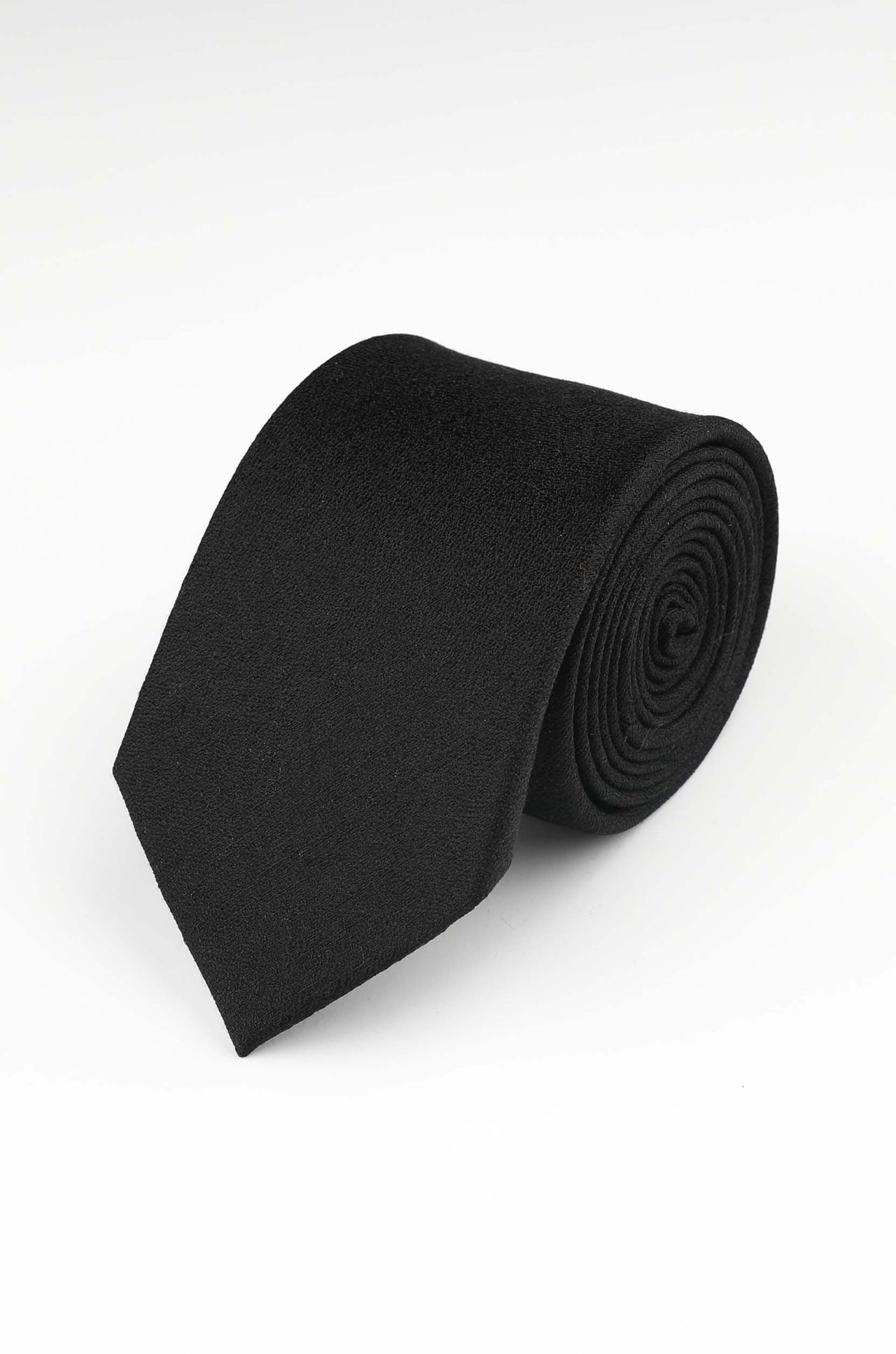 Black Textured Tie