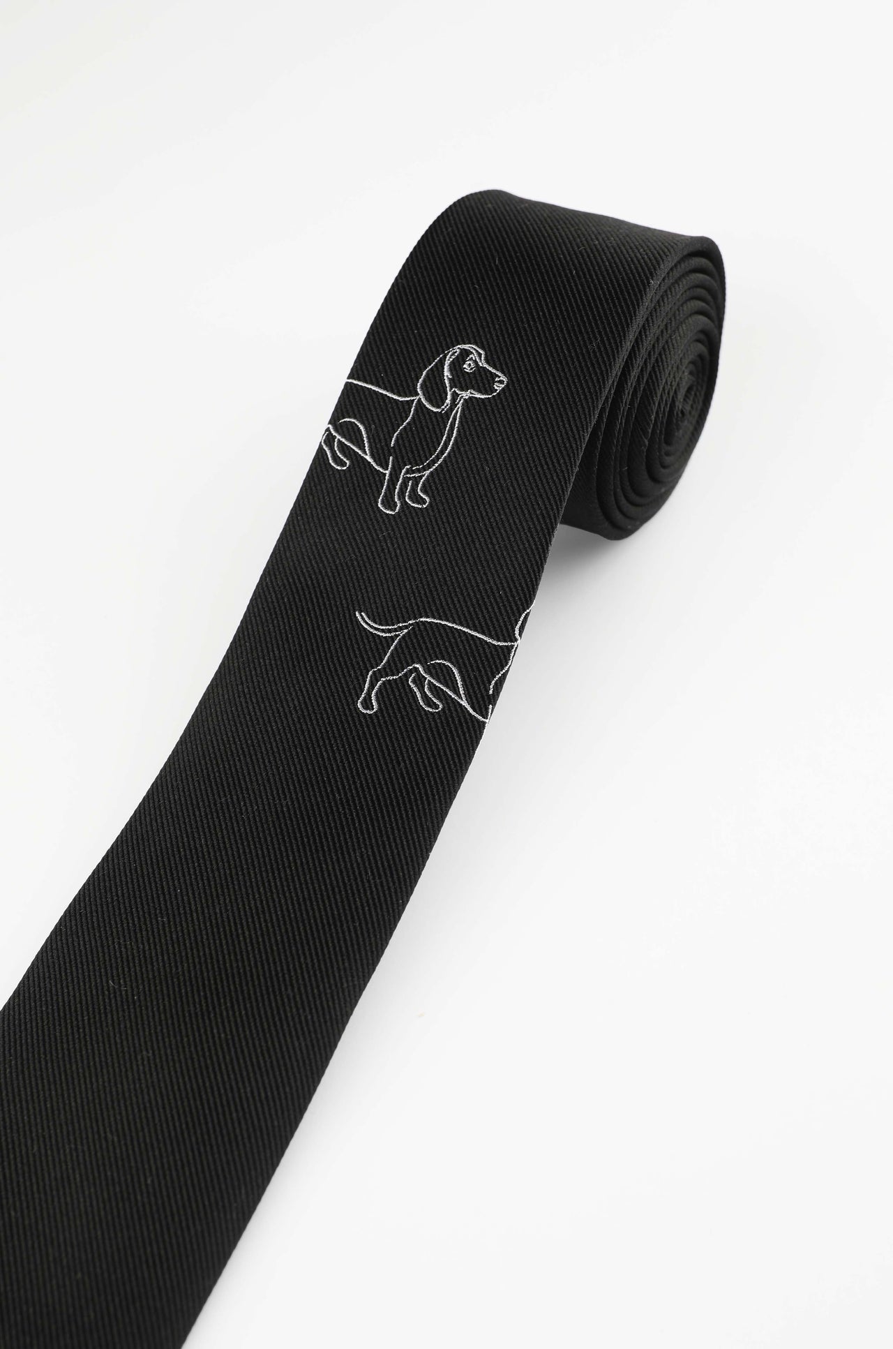Black Dachshund Tie