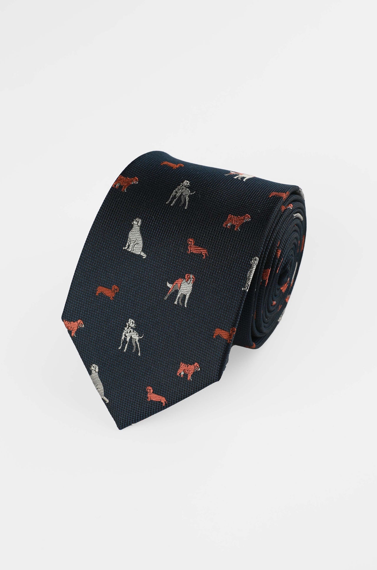 Navy Dog Tie