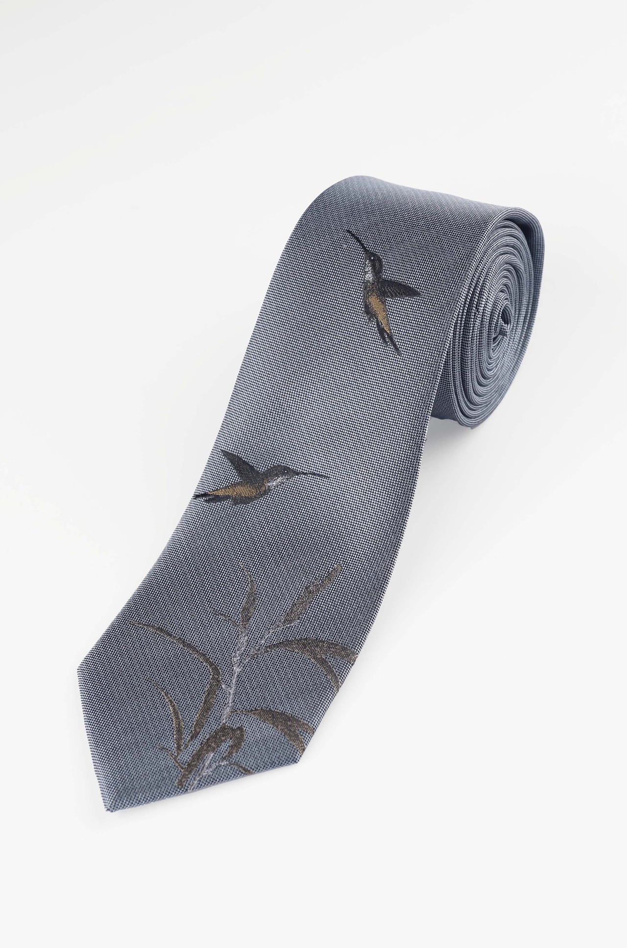 Blue Hummingbird Tie