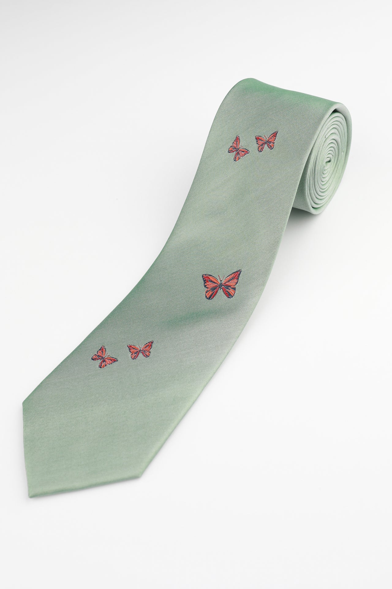 Green Butterfly Tie