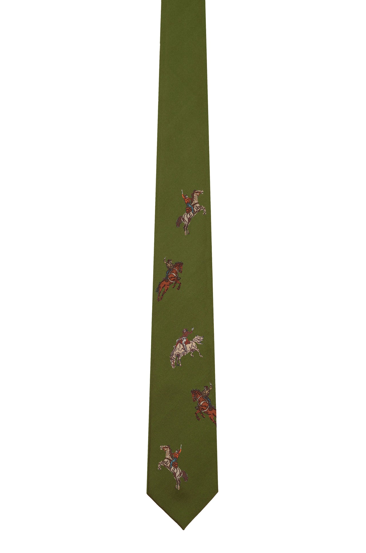 Olive Western Tie